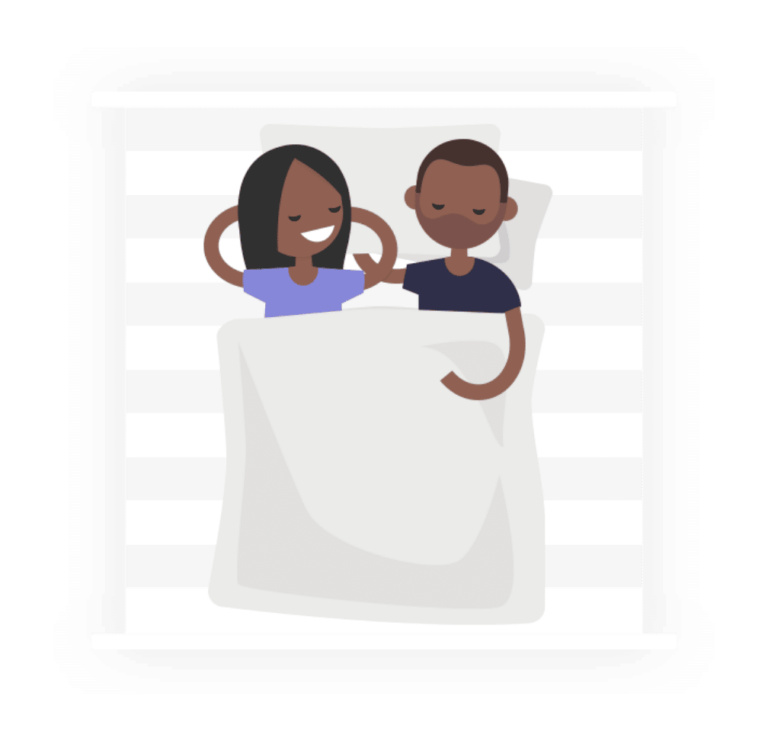 Better Sleep Council Couple sleeping on bed